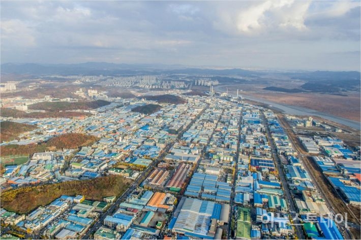 국내 최대 국가산업단지인 반월·시화산업단지.