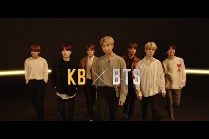 방탄소년단이 출연한 'KB x BTS 시즌 2' 유튜브 영상 화면 캡처. [사진=KB국민은행]