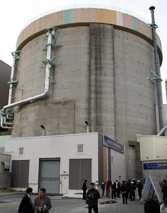 2012년 11월 13일 촬영된 월성 원전 1호기. [사진=한수원]