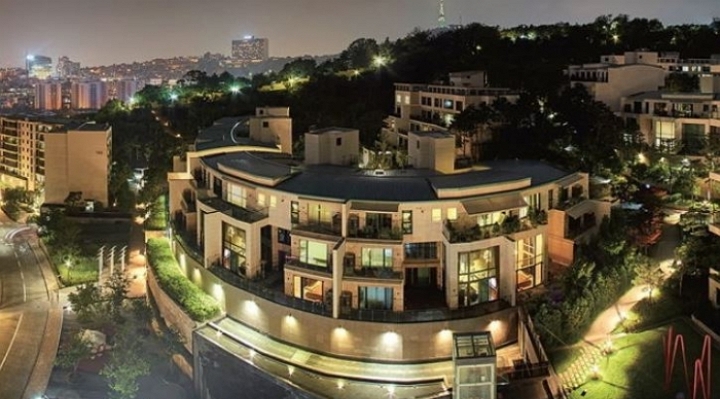 국내 최고가 주택이 있는 서울 용산구 한남동의 ‘한남더힐’. [사진=대우건설]