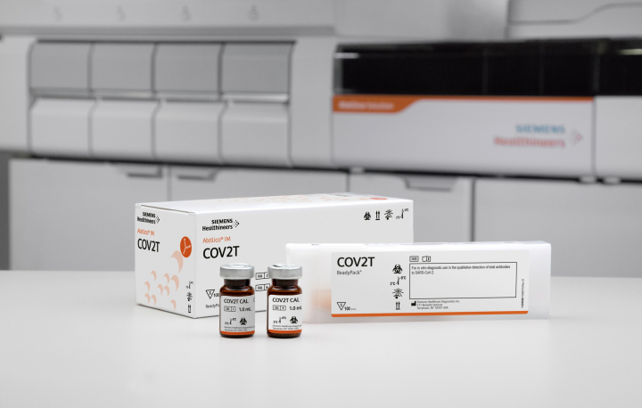 지멘스 헬시니어스 'Total Antibody COV2T' 검사. [사진=지멘스]