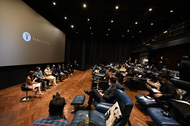 CGV 청담씨네시티에서 ‘비브스튜디오스 VIT 론칭 시사회’가 열렸다. [사진=비브스튜디오스]