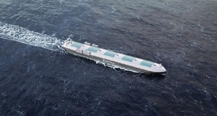 영국 롤스로이스사의 원격 자율운항 선박. [사진=롤스로이스]