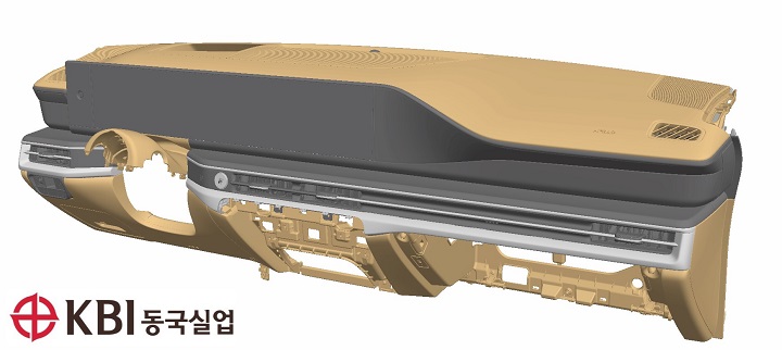 KBI동국실업의 PU IMG 기술을 기반으로 제작된 현대차 ‘디 올 뉴 그랜저’의 크래시패드