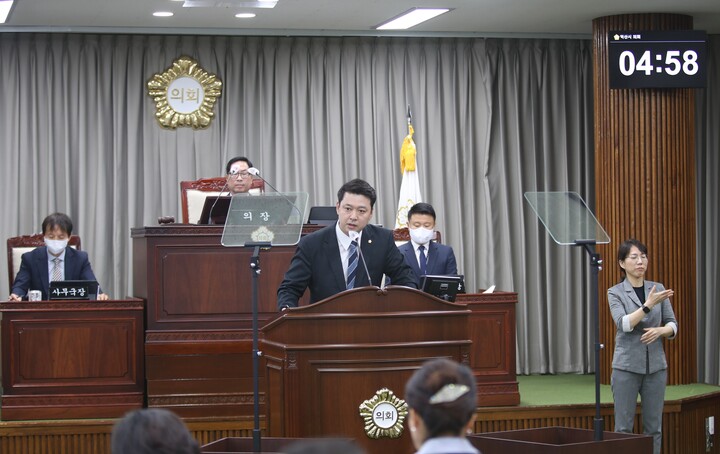 최재현 의원, 익산시에 학교복합시설 건립 촉구