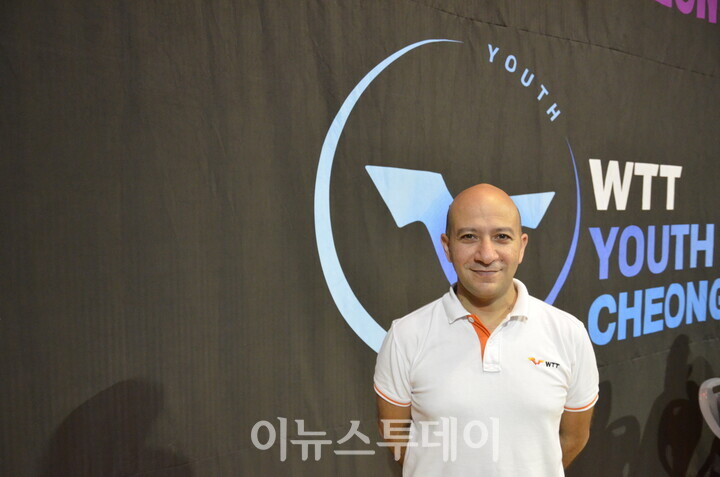 모하메드 엘도래틀리 WTT(World Table Tennis) 총괄 매니저.[사진=이용준 기자]