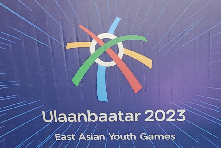 '2023 몽골 울란바토르 동아시아청소년경기대회' 엠블럼.[사진=한국중고등학교탁구연맹]