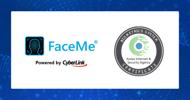 인공지능(AI) 안면인식 솔루션의 선도업체 CyberLink가 안면인식 솔루션 FaceMe 한국인터넷진흥원(KISA)의 공식 인증을 받았다고 밝혔다. [사진= CyberLink]