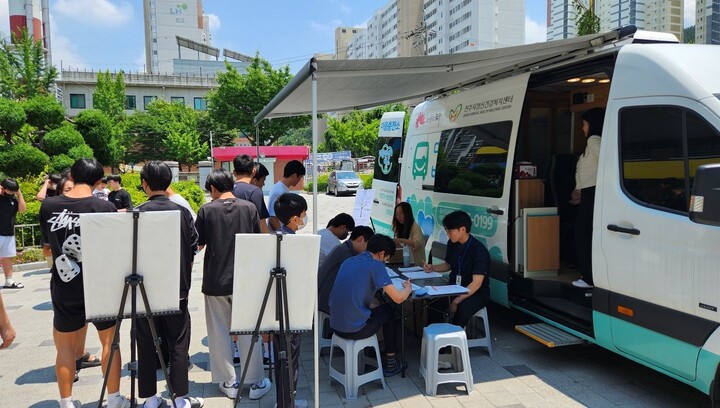 마음 건강 돌보는 전주시 마음안심버스 '씽씽'