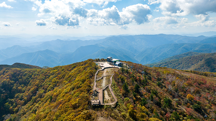 가리왕산 풍경