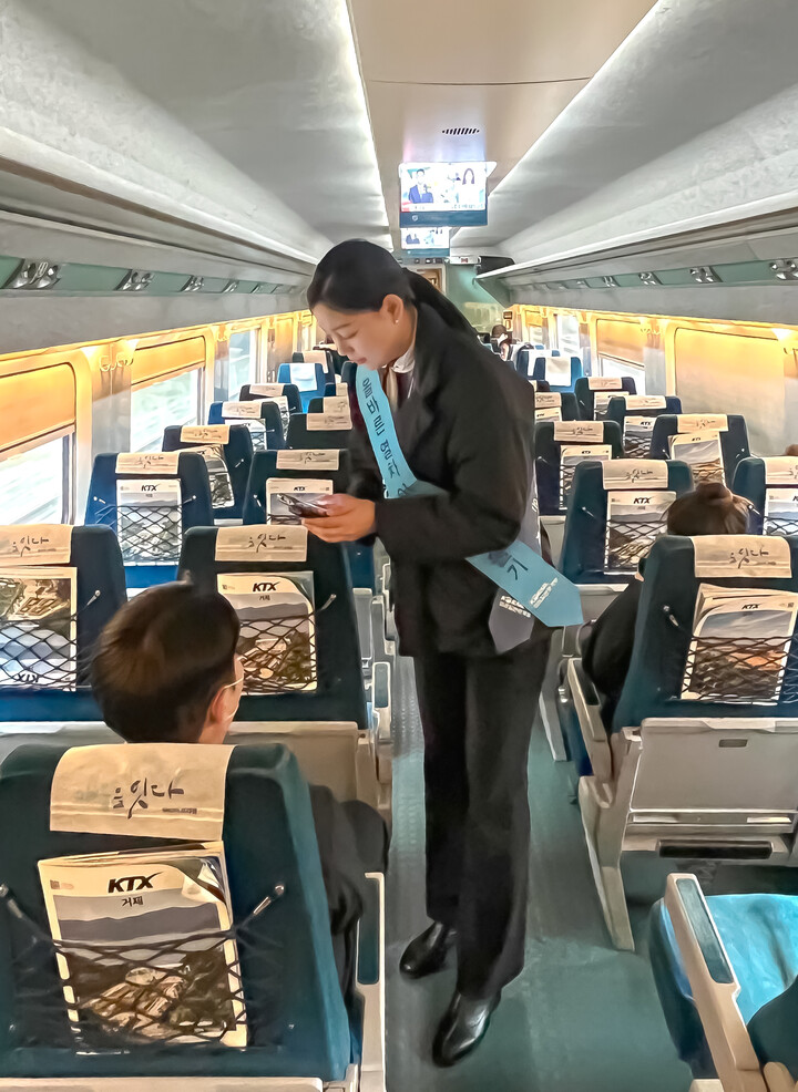 코레일관광개발이 한국철도공사와 함께 지난달부터 ‘기동검표 전담반’을 운영하고 있다. [사진=코레일관광개발]