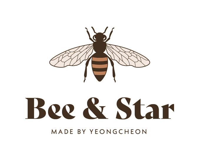 영천 양봉브랜드 BEE & STAR 로고. [사진=영천시]
