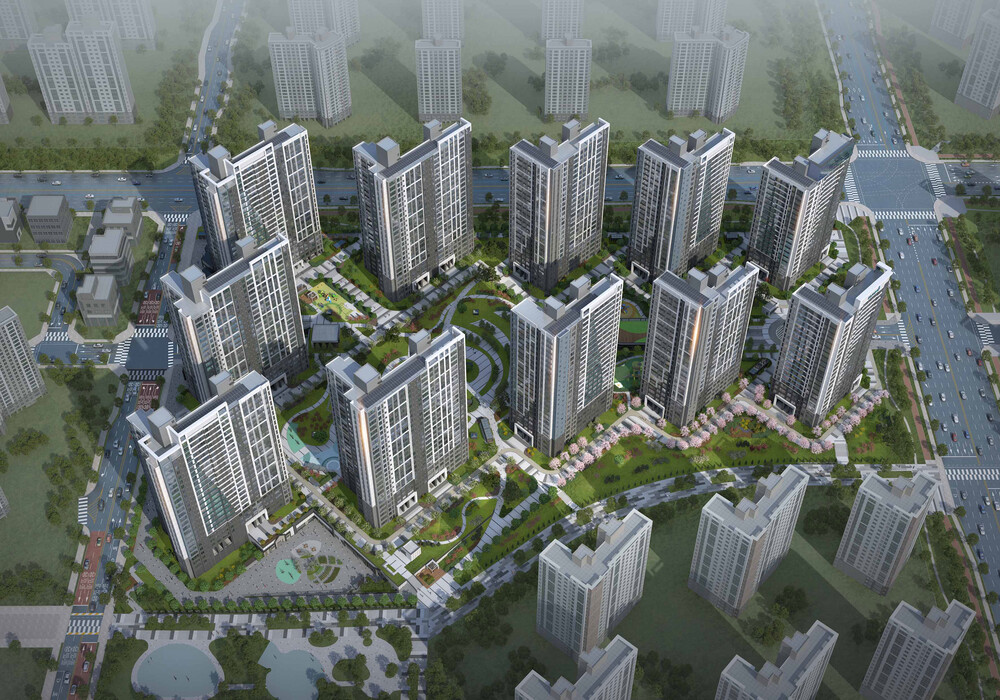 고덕국제신도시 서한이다음 그레이튼 조감도. [사진=(주)서한]