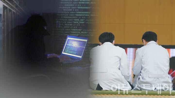 보안 업계에서는 최근 스마트병원이라는 이름이 무색할 만큼 의료계 전반에 개인정보 보안 문제가 산적해 있다고 우려를 표하고 있다. 그 중에서도 특히 깊은 우려를 나타내는 부문은 ‘키오스크(무인정보단말기)’다. [사진=연합뉴스·이뉴스투데이 DB, 그래픽=이승준 기자]