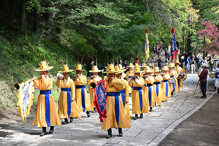 2024 오대산 문화축전의  세조 어가행렬 [사진=평창군]