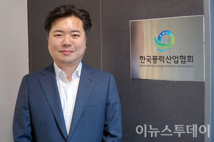 최우진 한국풍력산업협회 대외협력 부회장. [사진=안경선 기자]