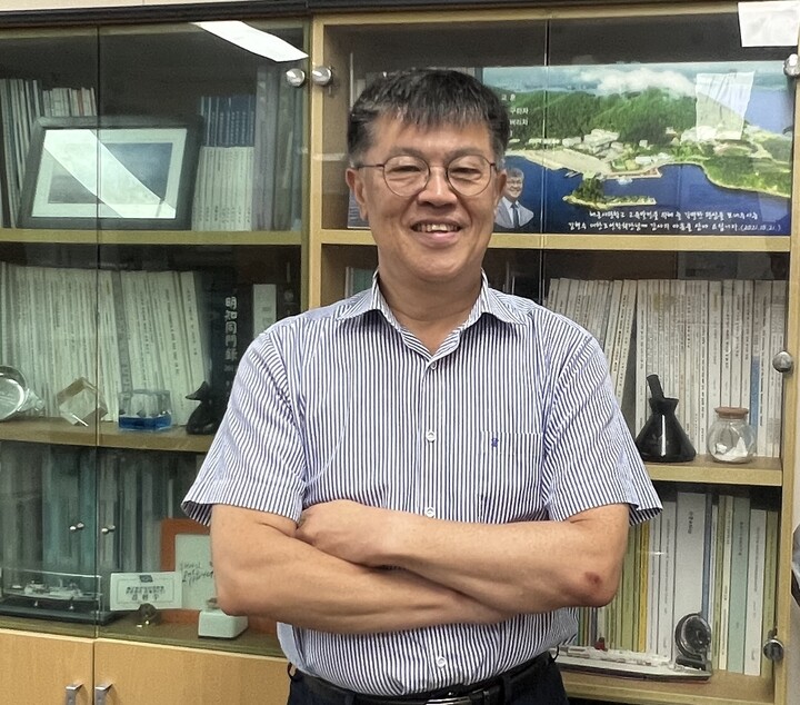 김현수 인하공업전문대학 조선기계공학과 교수. [사진=노태하 기자]