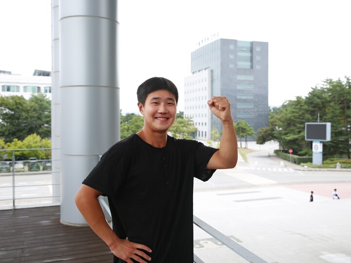 허동혁 사범대학 체육교육과  학생. [사진=가톨릭관동대]