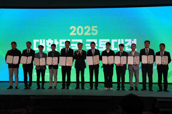 포천시(시장 백영현)는 9월 18일 한탄강 와이(Y)형 출렁다리가 ‘2025 대한민국 국토대전’ 사회기반시설 부문에서 국토교통부 장관상을 수상했다고 밝혔다. [사진=