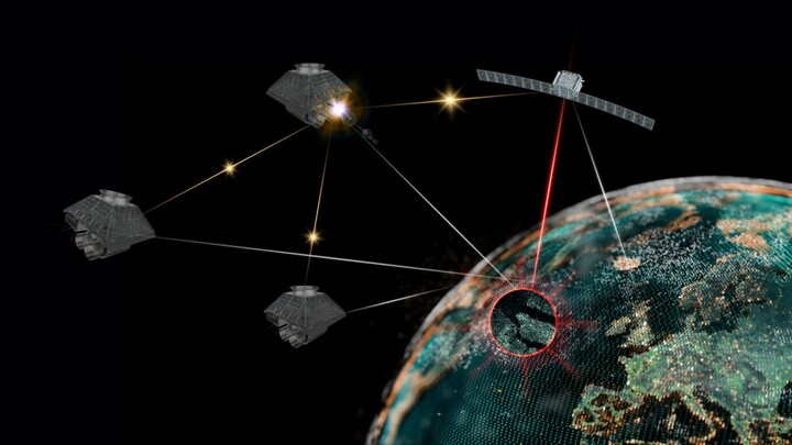 BAE 시스템스와 한화시스템이 공동개발하는  아젤리아(Azalea) 군집위성. [사진=BAE 시스템]