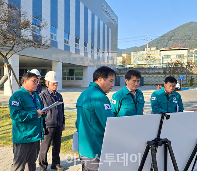 심상철 부군수, 창녕영산 행복주택 현장 점검[사진=창녕군]