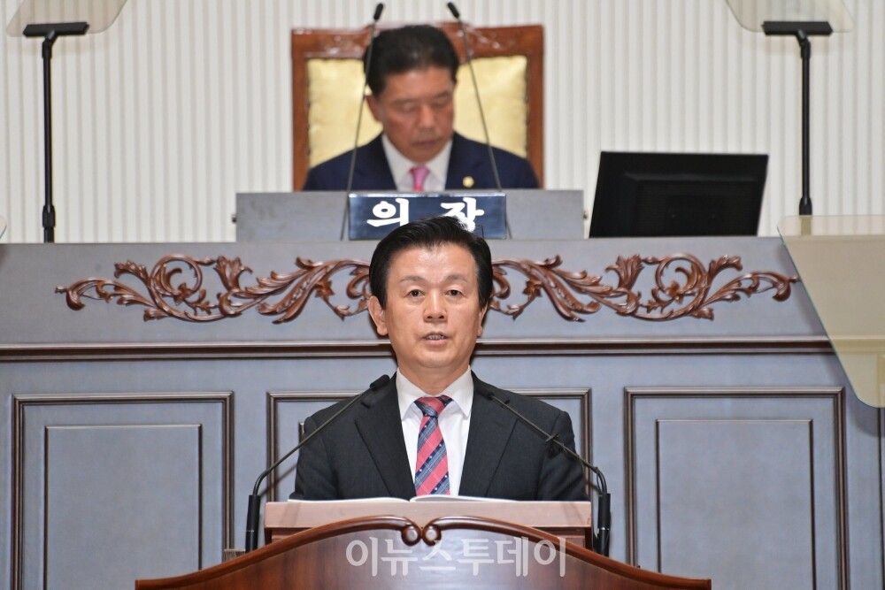 조규일 진주시장, 2026 시정연설 [사진=진주시]