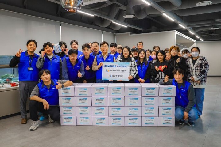 부평구다문화가족지원센터와 삼성전자서비스㈜ 경인지사의 따뜻한 온기. [사진=부평구]