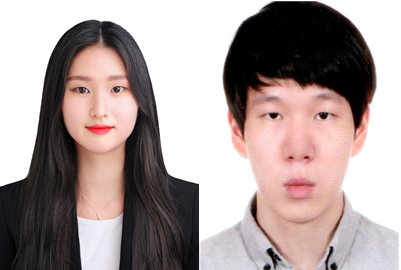 정수빈 박사(왼쪽)와 유영근 연구원. [사진=한림대학교]