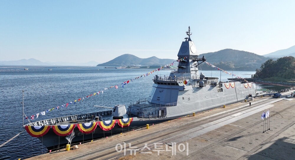 해군 전남함(울산급 Batch-Ⅲ 3번함, 3600톤급) [사진=SK오션플랜트]