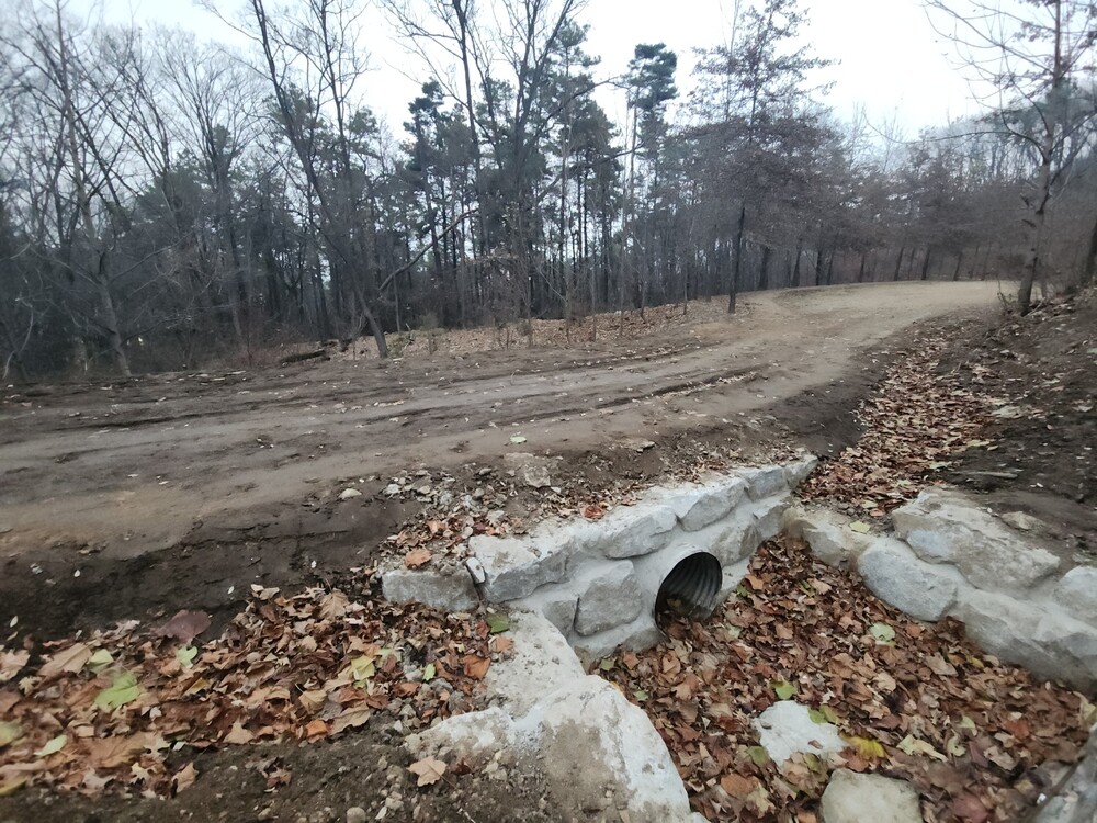 남동 임도 배수관로 신설 사진. [사진=용인특례시]