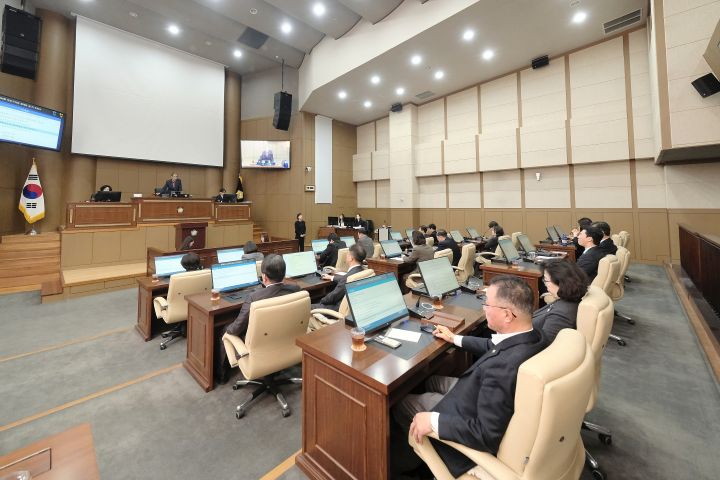 280회 정례회 장면. [사진=마포구의회]