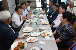 김영환 충북도지사, <b>제천</b>시 찾아 주민 의견 청취