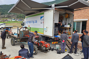 정선군, 농업인들을 위한 농기계 기술 교육 순회 실시! 75개 마을 방문 예정