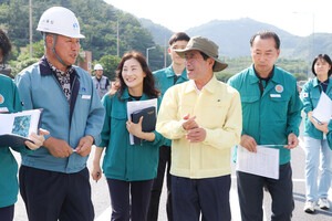 <b>정인화 광양시장</b>, 주요 도로 교통 개선 현장 집중 점검
